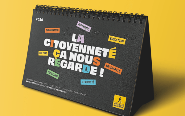 Calendrier 2026 Fédération des Aveugles de France